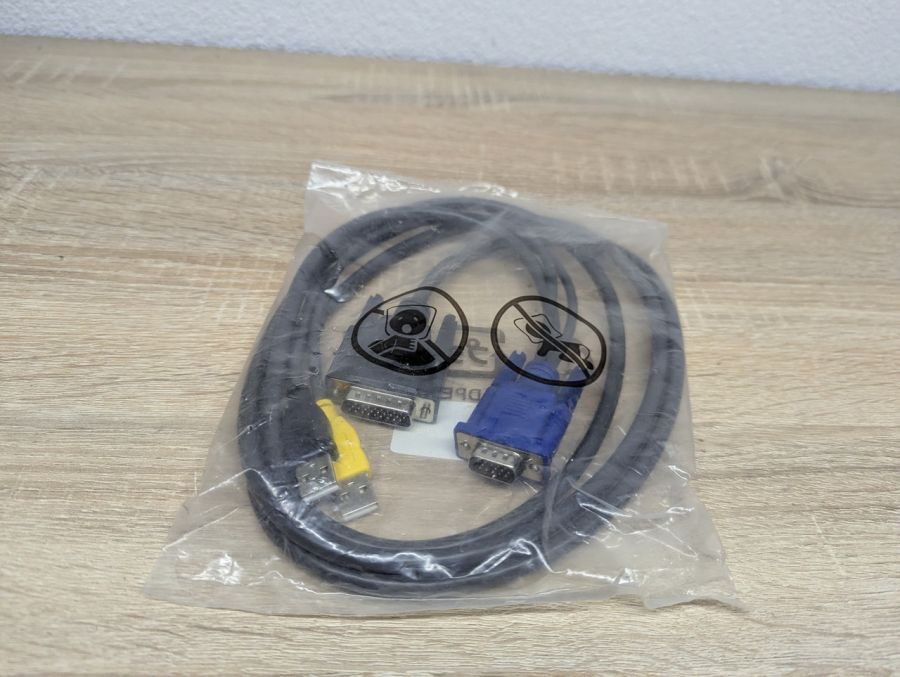 Б/В Кабель конвертер VGA+2x USB+DVI [ProductHub SKU 2xUSB]