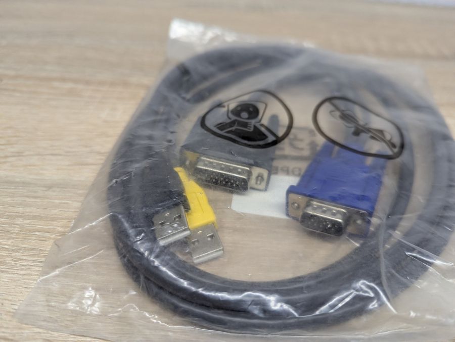 Б/В Кабель конвертер VGA+2x USB+DVI [ProductHub SKU 2xUSB]