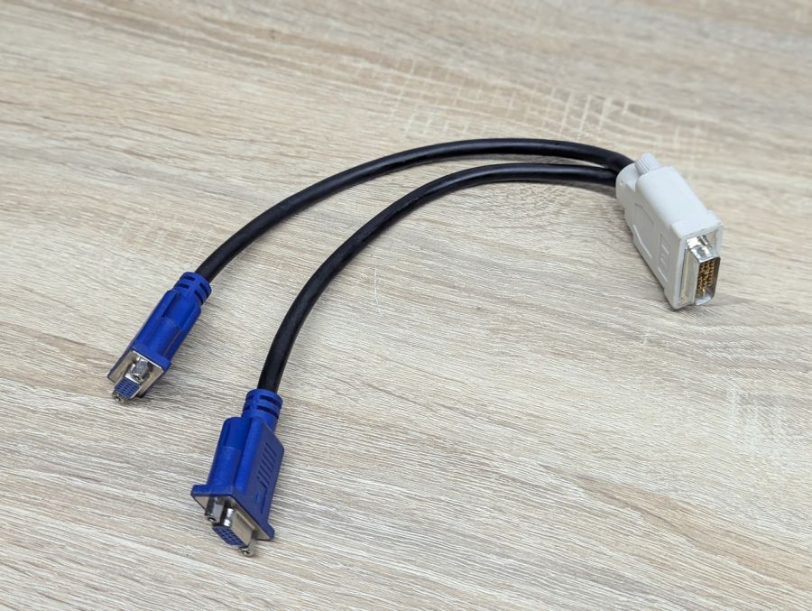 Б/В Кабель переходник DMS-59 - 2xVGA