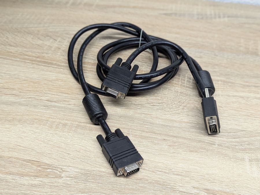 Б/В Кабель перехідник VGA 3x((мама-папа)