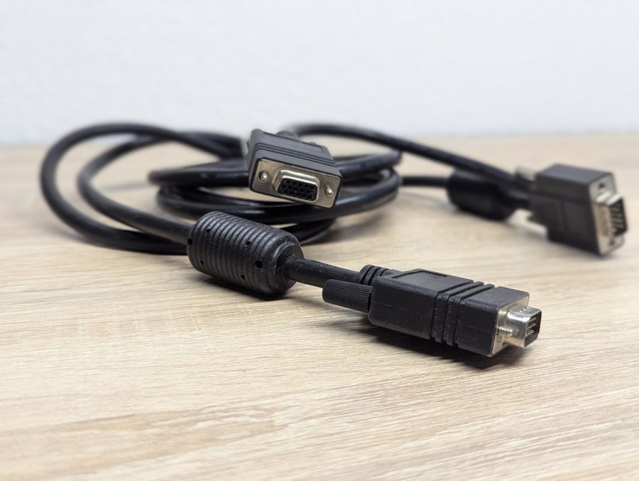Б/В Кабель перехідник VGA 3x((мама-папа)