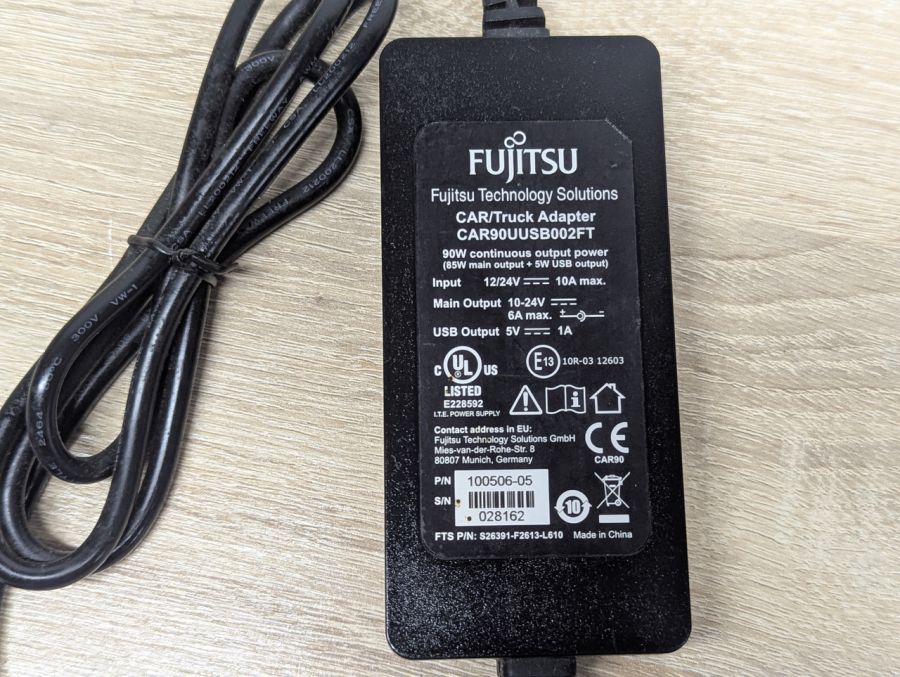 Автомобільний адаптер Fujitsu до ноутбука Sony Б/В