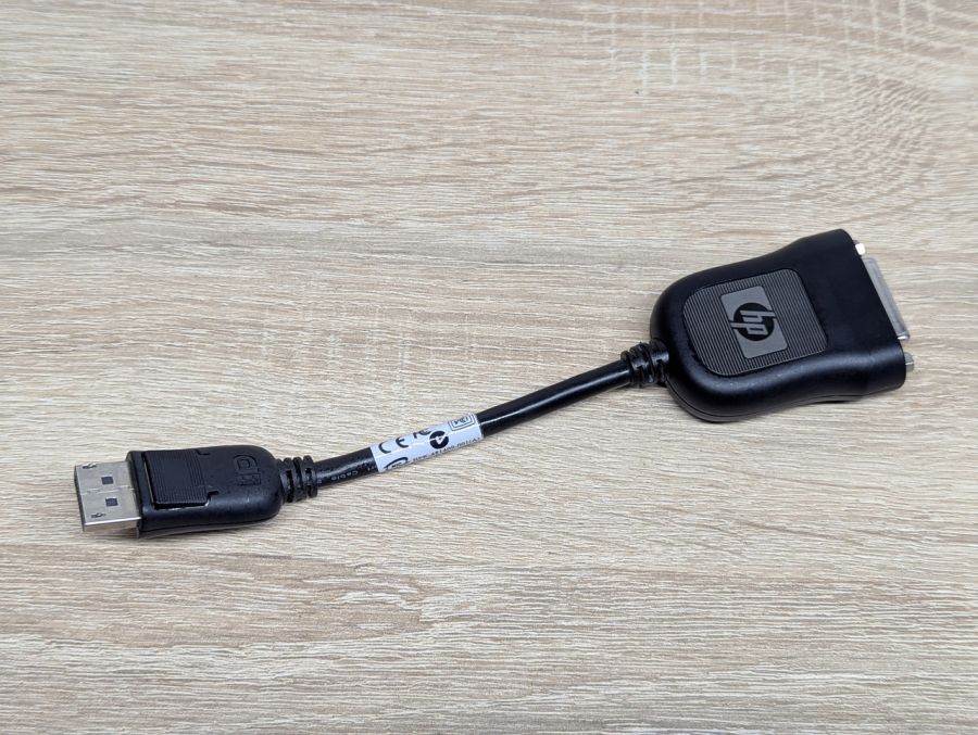 Б/В Перехідник HP D-Port (M) to DVI (F)