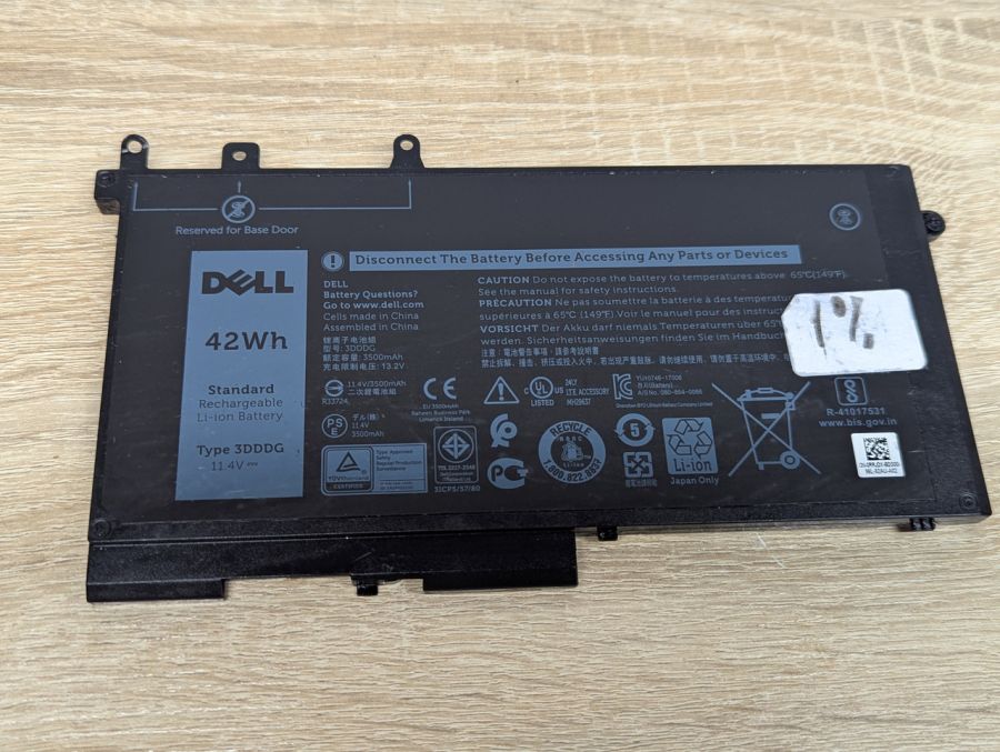 Б/В Оригінальна акумуляторна батарея Dell 3DDDG