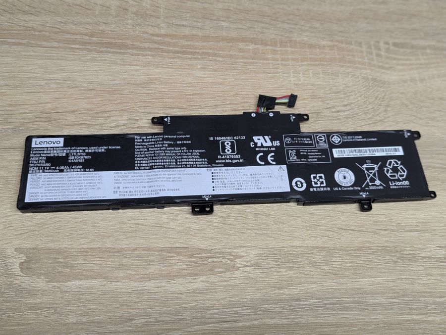 Б/В Акумуляторна батарея Lenovo L17L3P53