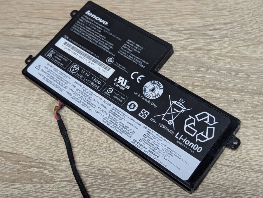 Б/В Оригінальна акумуляторна батарея Lenovo 45N1108 (45N1773)