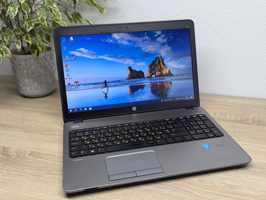 Уцінка! Ноутбук Б/В HP ProBook 450 G1, Intel Core i7-4702QM, DDR3 8 GB, SSD 128GB, 15.6" HD