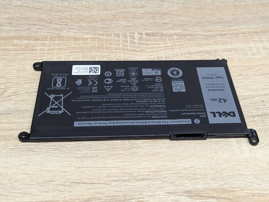 Б/В Оригінальна акумуляторна батарея Dell YRDD6 [ProductHub SKU YRDD6]