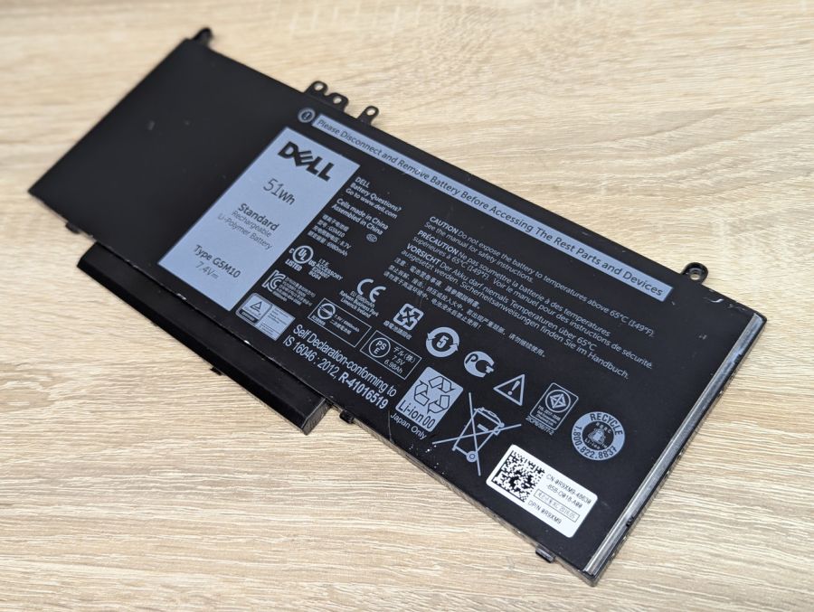 Б/В Оригінальна акумуляторна батарея Dell G5M10