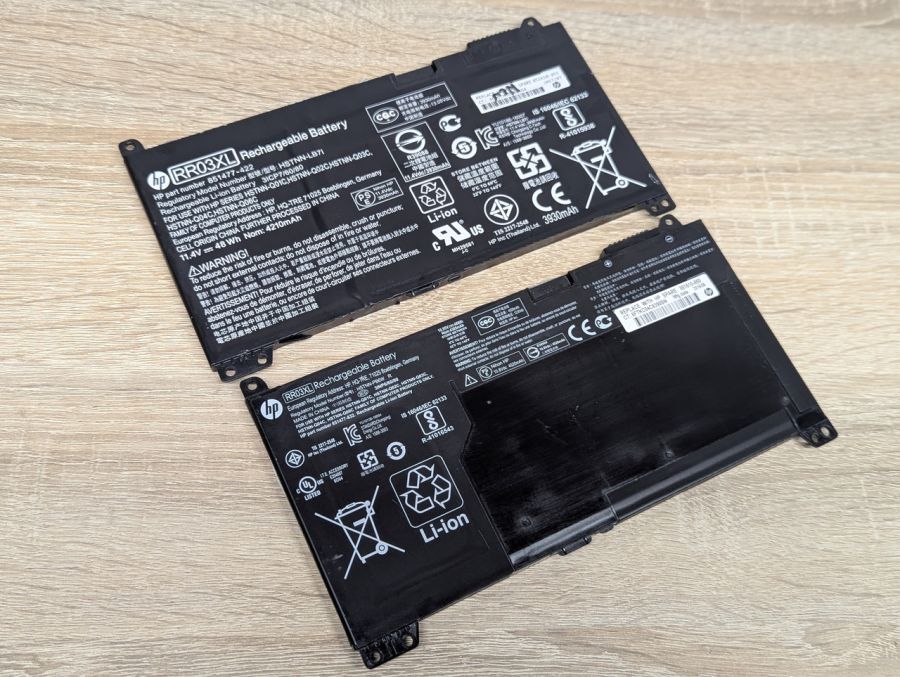 Б/В Оригінальна акумуляторна батарея HP RR03XL
