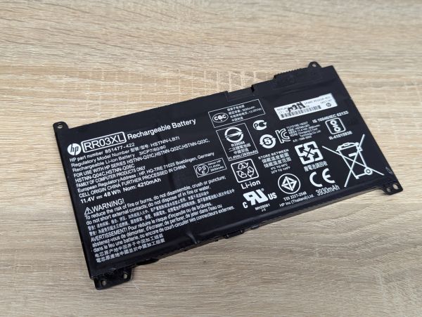Б/В Оригінальна акумуляторна батарея HP RR03XL