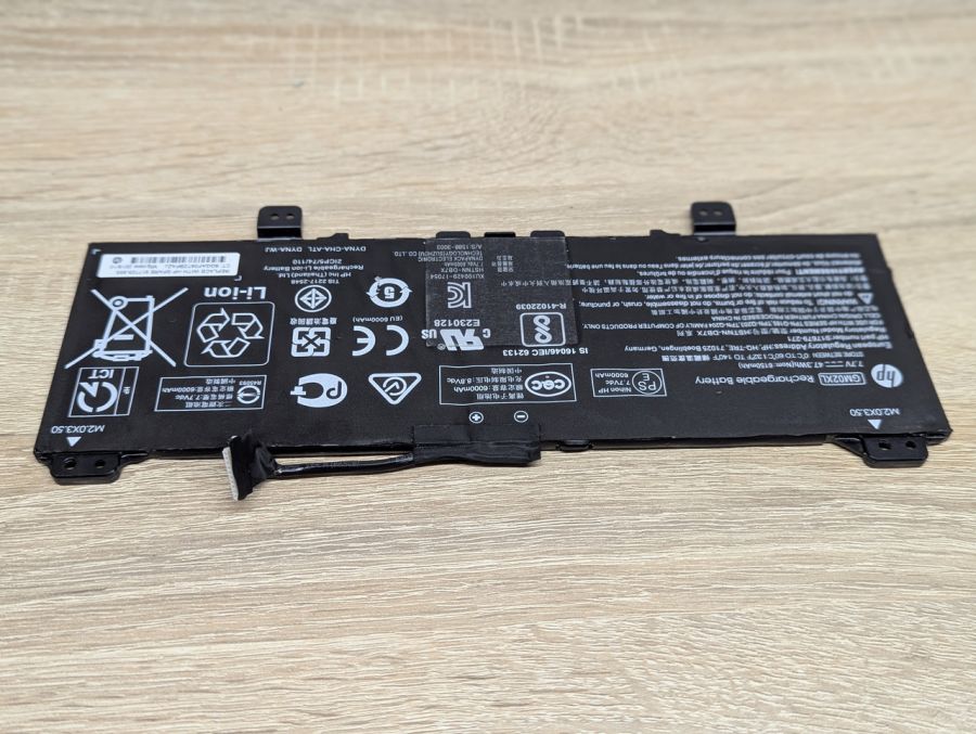 Б/В Оригінальна акумуляторна батарея HP GM02XL