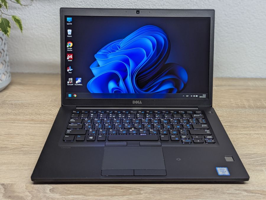 Ноутбук Б/В Dell Latitude 7480, Intel Core i5-6300U, DDR4 8 GB, SSD 128GB, 14" Full HD