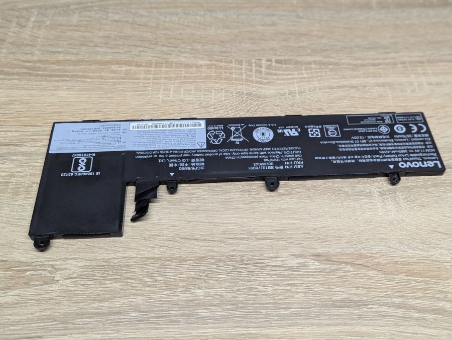 Б/В Оригінальна акумуляторна батарея Lenovo SB10J78991