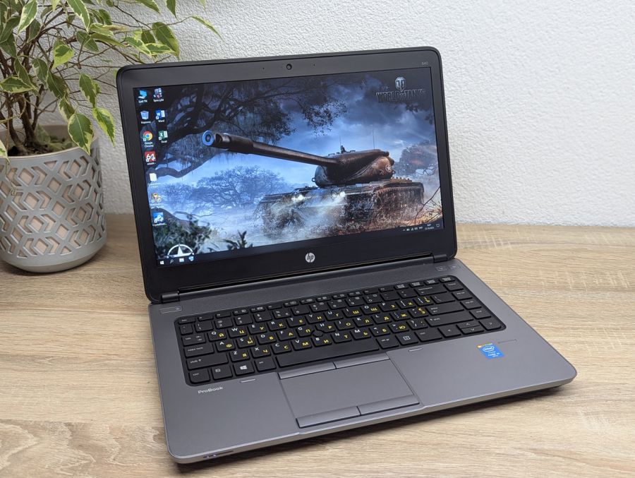 Уцінка! Ноутбук Б/В HP ProBook 640 G1, Intel Core i5-4300M, DDR3 8 GB, SSD 128GB, 14" HD