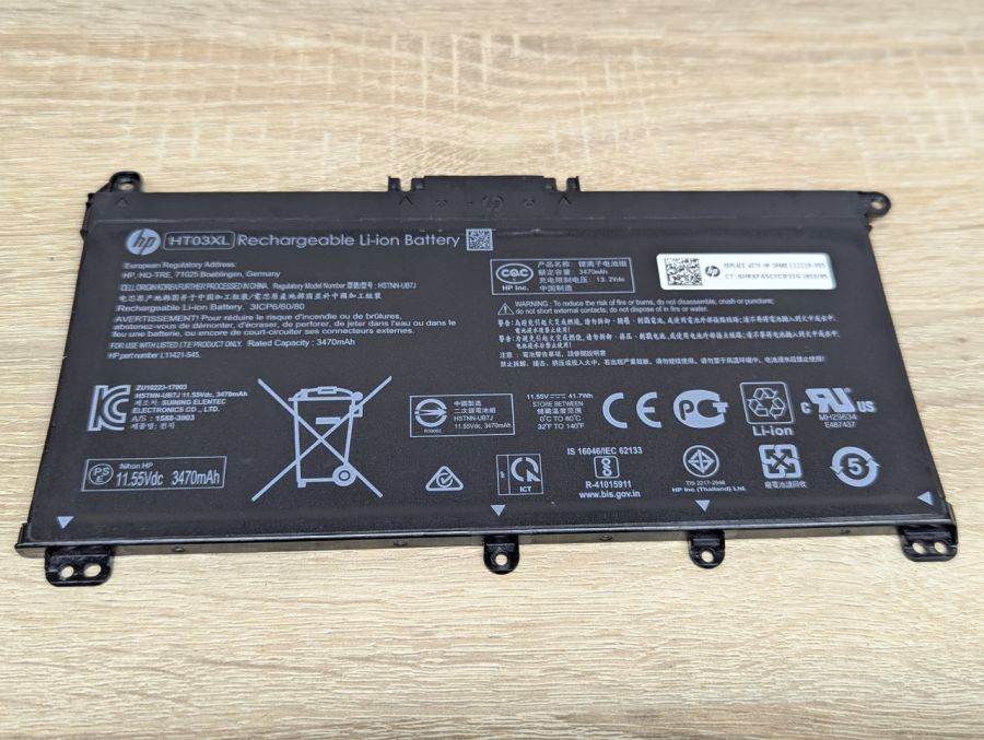 Б/В Оригінальна акумуляторна батарея HP HT03XL