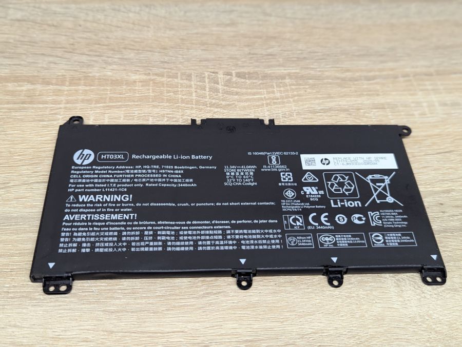 Б/В Оригінальна акумуляторна батарея HP HT03XL
