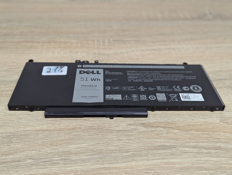 Б/В Оригінальна акумуляторна батарея Dell G5M10
