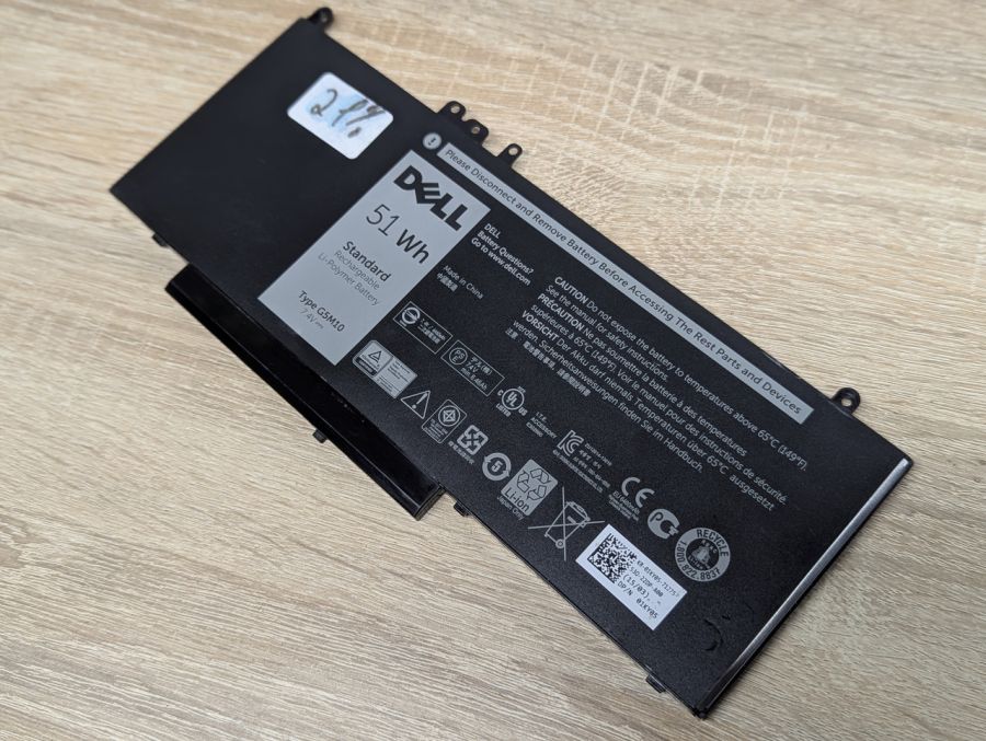 Б/В Оригінальна акумуляторна батарея Dell G5M10