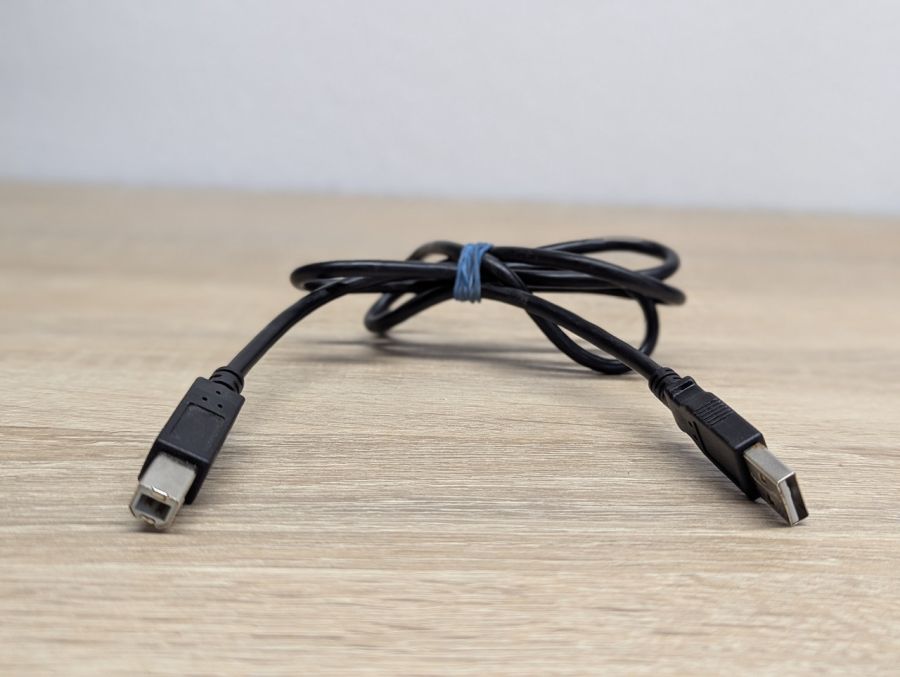 Б/В Кабель для принтера USB А-> USB B з феритами (квадратний)