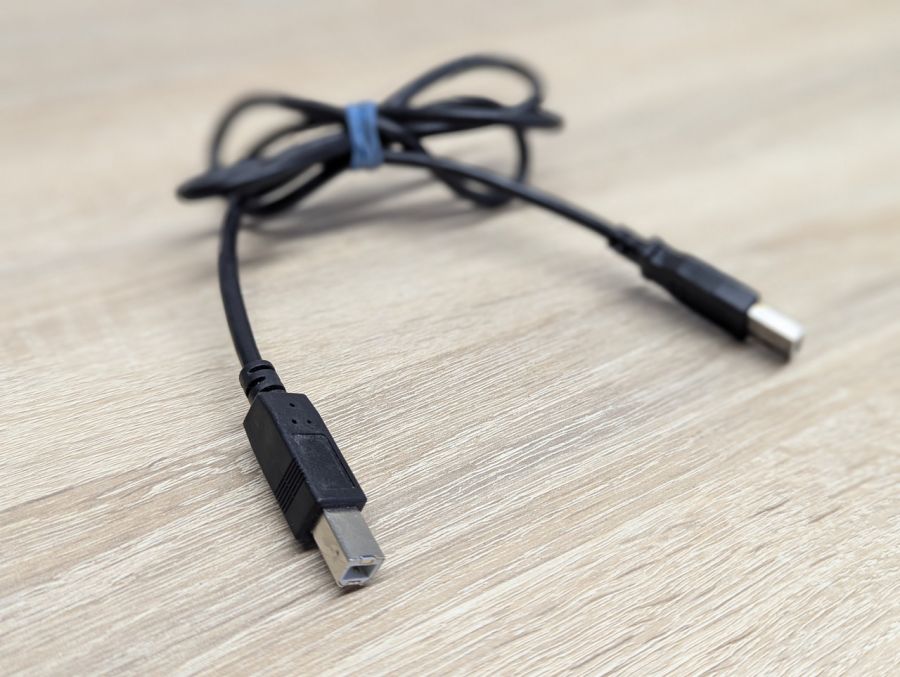 Б/В Кабель для принтера USB А-> USB B з феритами (квадратний)