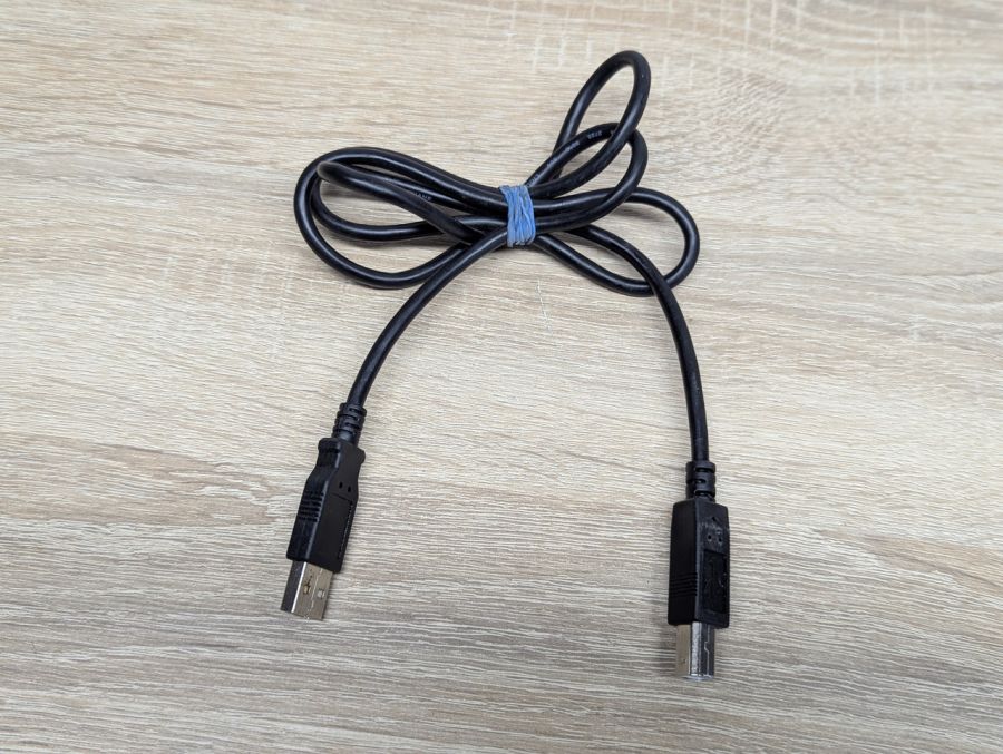 Б/В Кабель для принтера USB А-> USB B з феритами (квадратний)