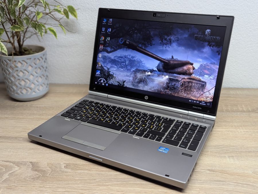 Уцінка! Ноутбук Б/В HP EliteBook 8570P, Intel Core i5-3360M, DDR3 8 GB, SSD 128GB, 15.6" HD