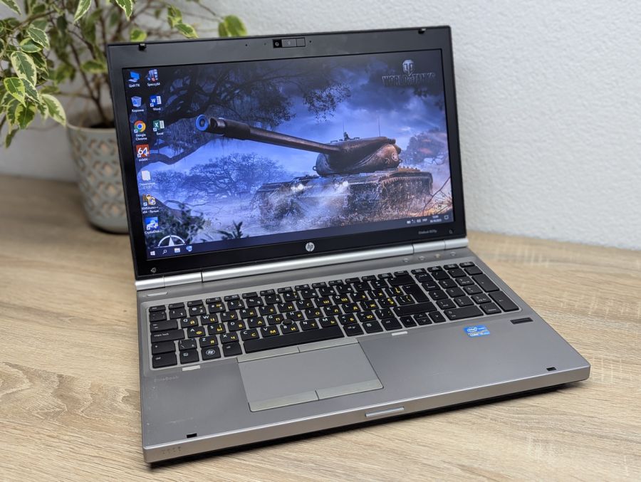 Уцінка! Ноутбук Б/В HP EliteBook 8570P, Intel Core i5-3360M, DDR3 8 GB, SSD 128GB, 15.6" HD