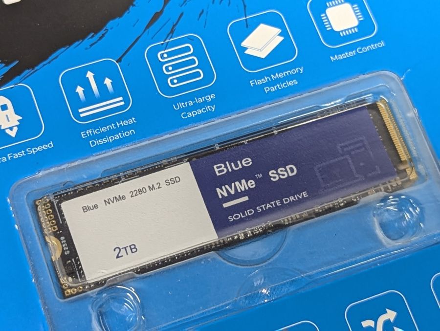 Б/В SSD Blue NVMe 2280 PCIe M.2 2Tb