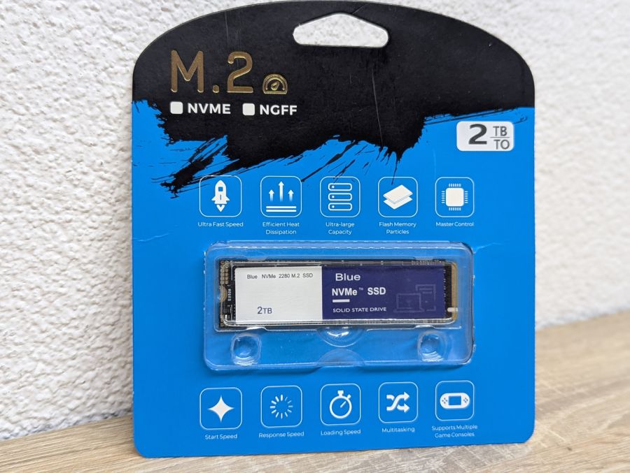 Б/В SSD Blue NVMe 2280 PCIe M.2 2Tb