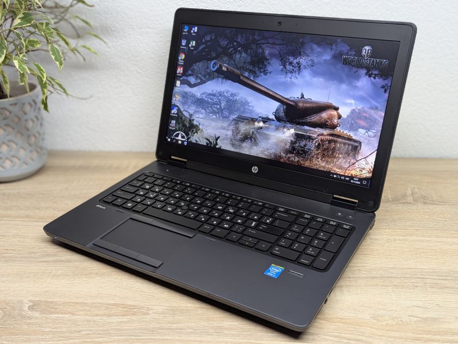 Уцінка! Ноутбук Б/В HP ZBook 15, Intel Core i7-4700MQ, DDR3 32 GB, SSD 256GB, NVIDIA Quadro K610M 1Gb, 15.6" Full HD