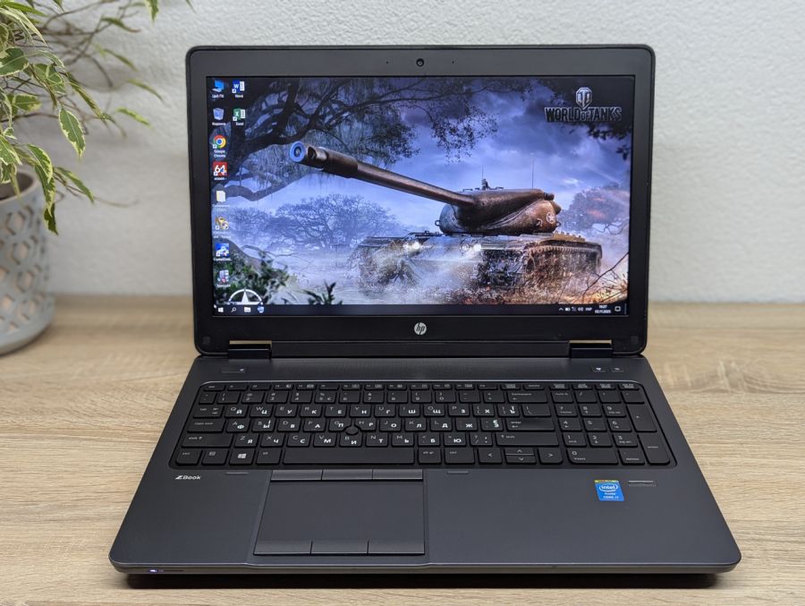 Уцінка! Ноутбук Б/В HP ZBook 15, Intel Core i7-4700MQ, DDR3 32 GB, SSD 256GB, NVIDIA Quadro K610M 1Gb, 15.6" Full HD