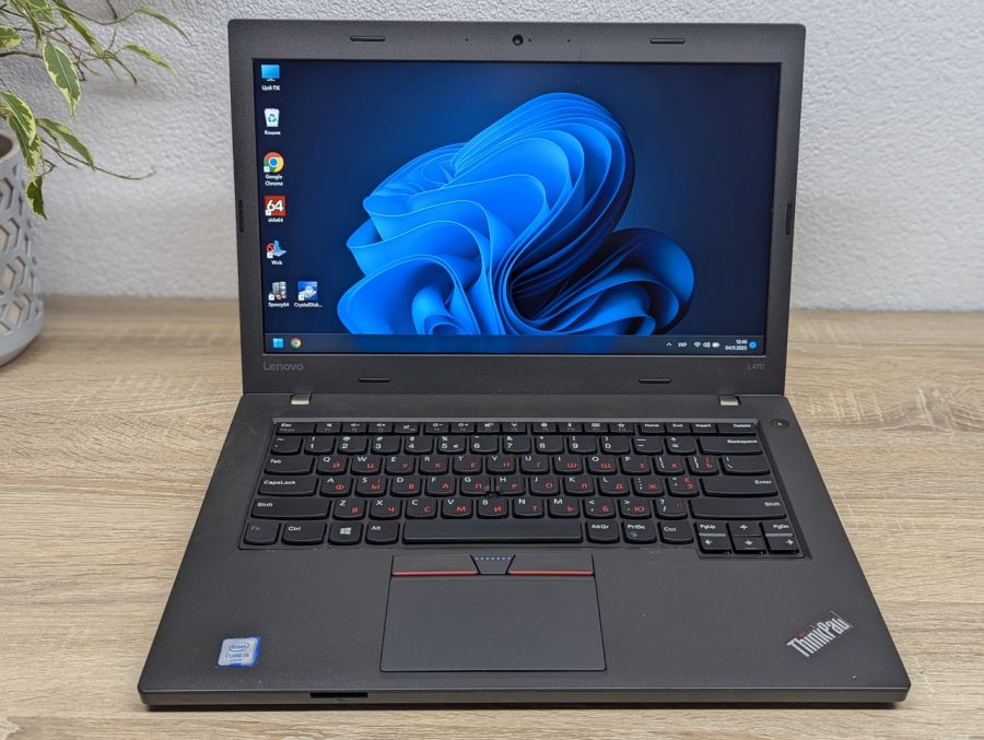 Уцінка! Ноутбук Б/В Lenovo L470, Intel Core i5-7300U, DDR4 8 GB, SSD 128GB, 14" Full HD