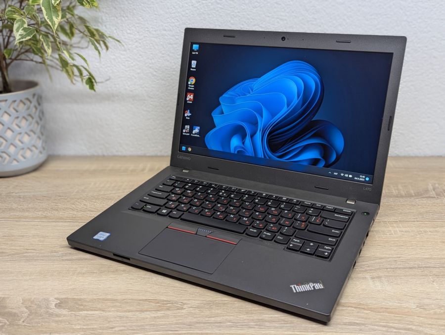 Уцінка! Ноутбук Б/В Lenovo L470, Intel Core i5-7300U, DDR4 8 GB, SSD 128GB, 14" Full HD