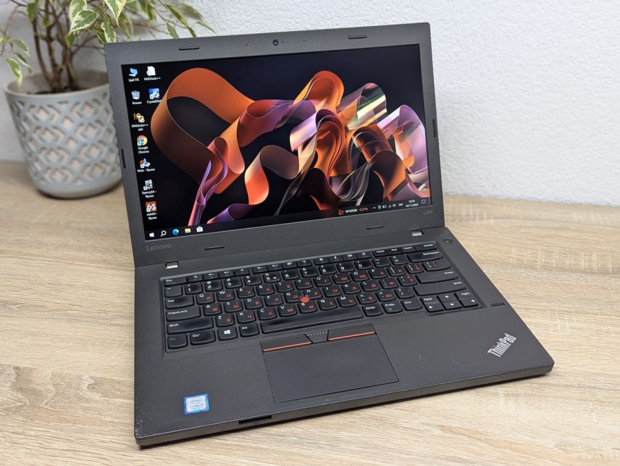 Уцінка! Ноутбук Б/В Lenovo L470, Intel Core i5-7200U, DDR4 8 GB, SSD 256GB, 14" Full HD