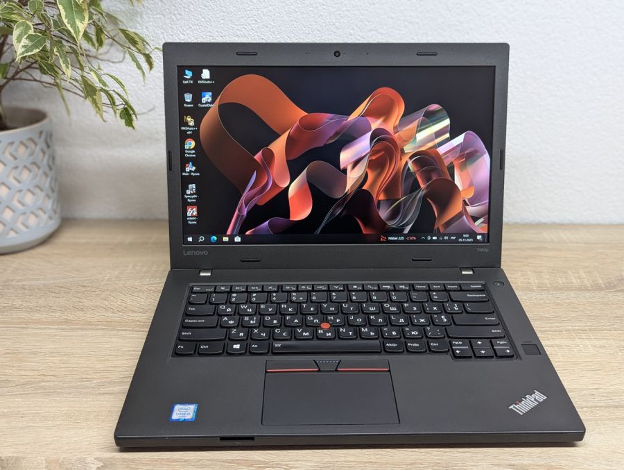 Ноутбук Б/В Lenovo ThinkPad T460P, Intel Core i5-6300HQ, DDR4 8 GB, SSD 128GB, 14" Full HD