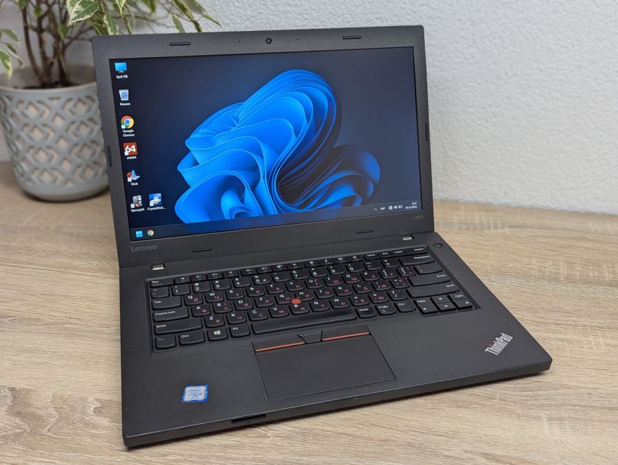 Уцінка! Ноутбук Б/В Lenovo L470, Intel Core i5-7300U, DDR4 8 GB, SSD 128GB, 14" Full HD