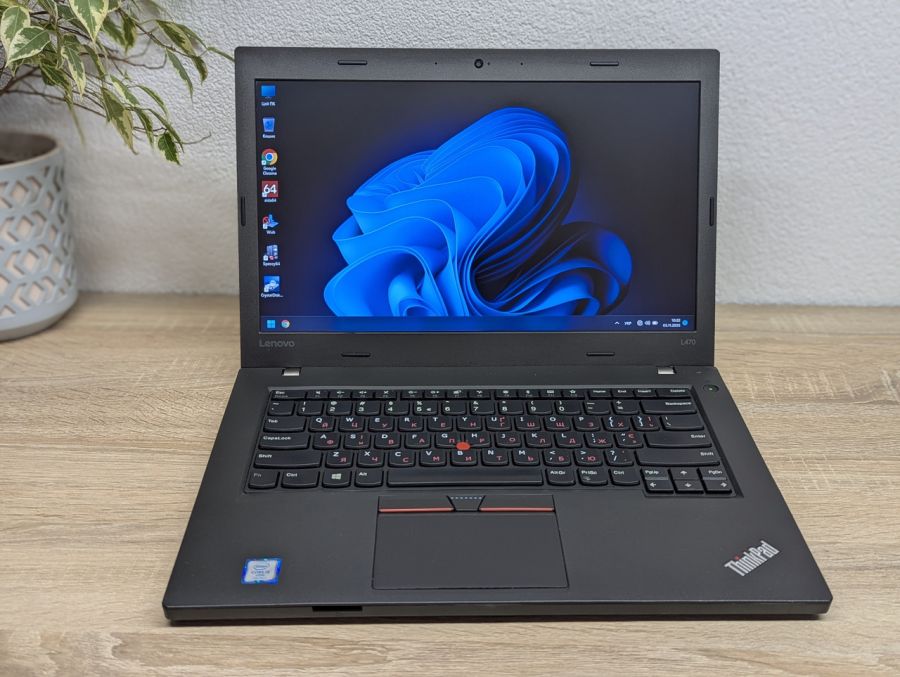 Ноутбук Б/В Lenovo L470, Intel Core i5-7300U, DDR4 8GB, SSD 128GB, 14" HD