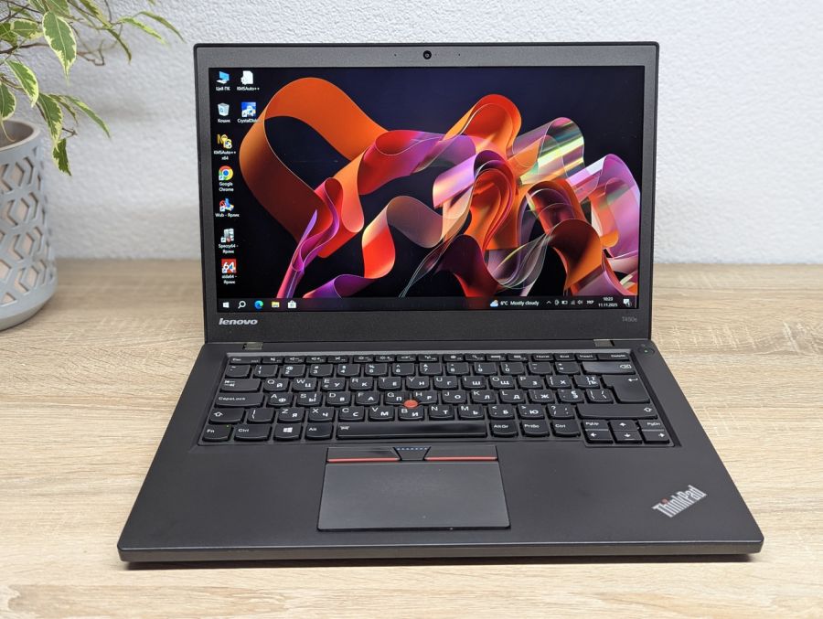 Ноутбук Б/В Lenovo ThinkPad T450S, Intel Core i5-5300U, DDR3 8 GB, SSD 128GB, 14" Full HD