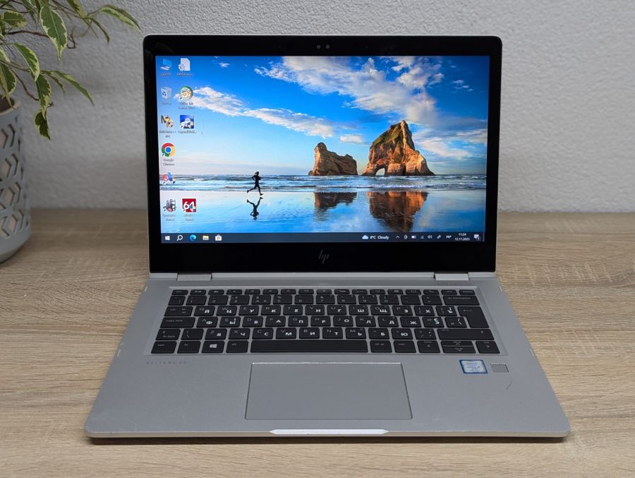 Уцінка! Ноутбук Б/В HP EliteBook X360 1030 G2, Intel Core i5-7300U, DDR4 8 GB, SSD 128GB, 13" Full HD Сенсор