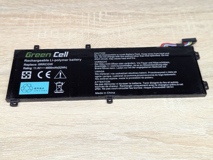 Б/В Акумуляторна батарея Green Cell 0RRCGW [ProductHub SKU 0RRCGW]