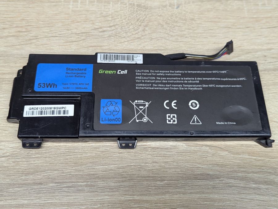 Б/В Акумуляторна батарея Green Cell V79Y0,XPS 14Z