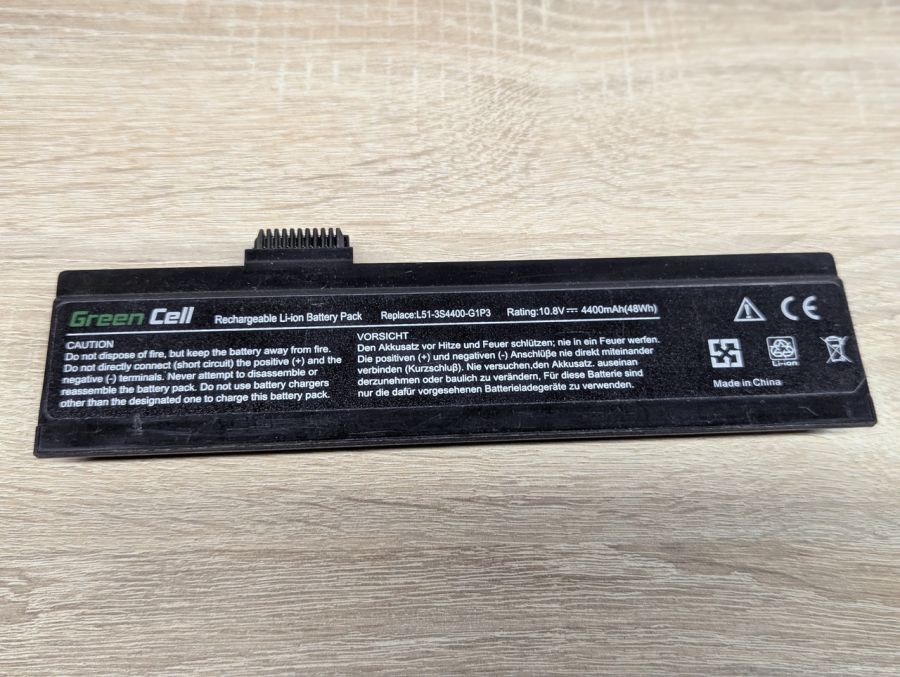 Б/В Акумуляторна батарея Green Cell L51-3S4400-G1P3