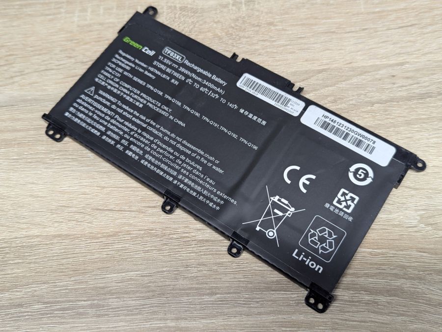 Б/В Акумуляторна батарея Green Cell TF03XL (HP)