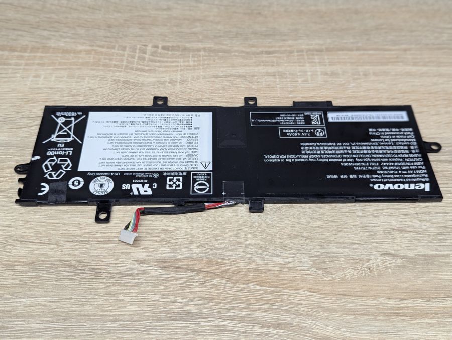 Б/В Оригінальна акумуляторна батарея Lenovo SB10F46442 (00HW004)