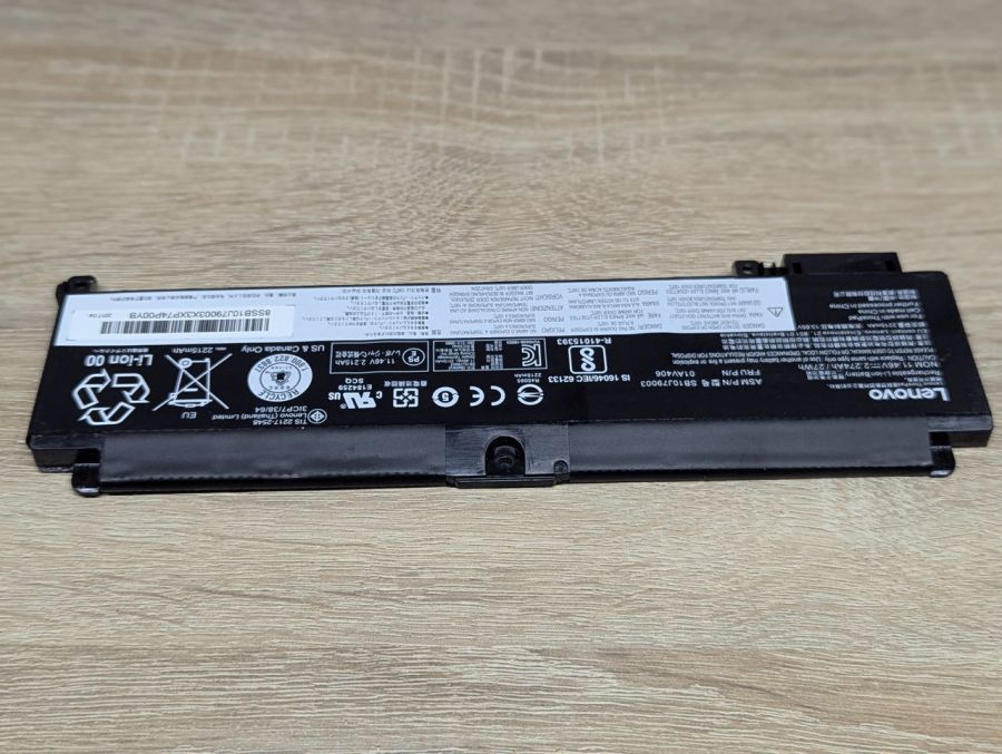 Б/В Оригінальна акумуляторна батарея Lenovo SB10J79003 (01AV406)