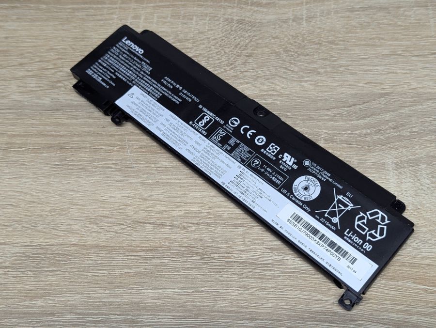 Б/В Оригінальна акумуляторна батарея Lenovo SB10J79003 (01AV406)