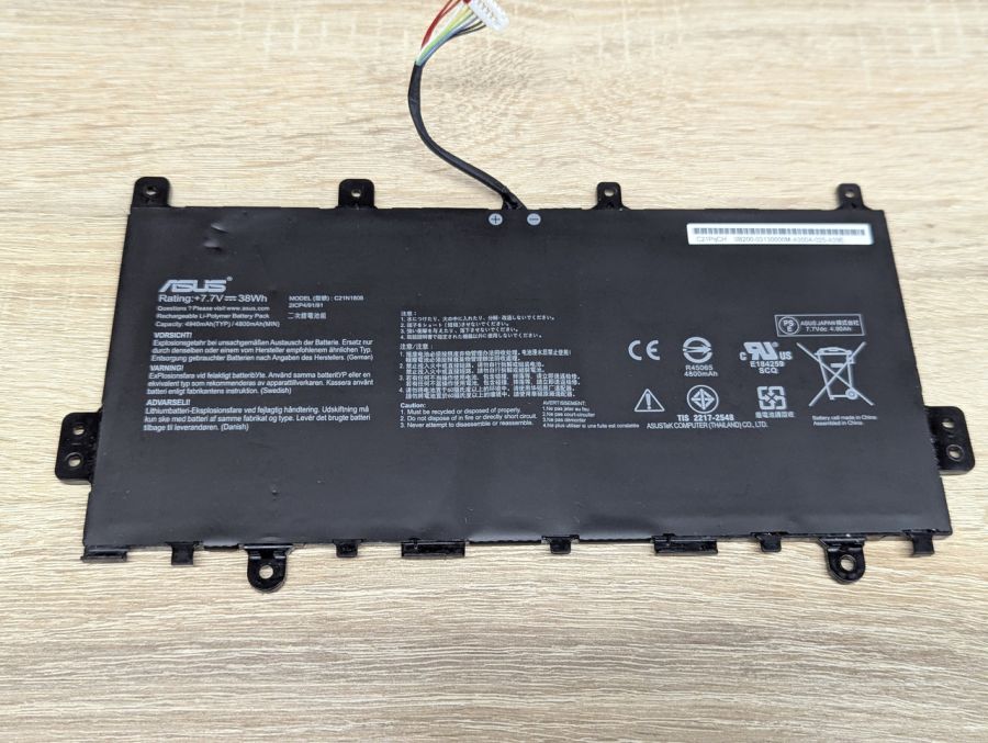 Б/В Оригінальна акумуляторна батарея Asus C21N1808