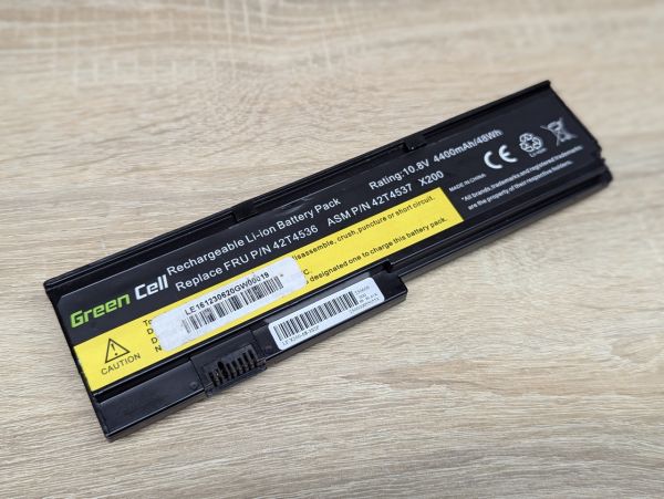 Б/В Акумуляторна батарея Green Cell 42T4536 (42T4537) (lenovo)