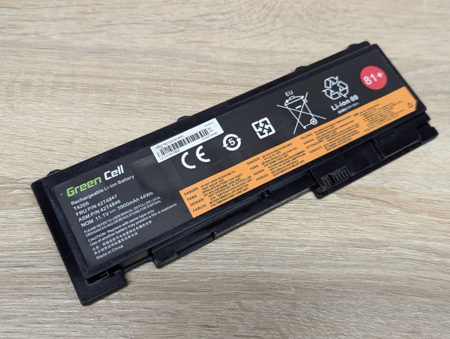 Б/В Акумуляторна батарея Green Cell 42T4847 (lenovo)